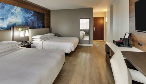 Habitación, 2 camas de matrimonio