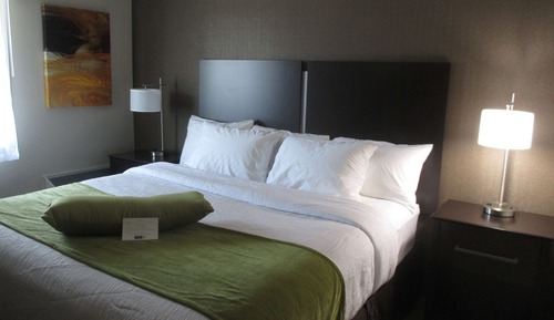 Suite, 1 cama de matrimonio grande, frigorífico y microondas, junto a la piscina (1st Floor)