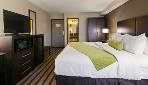 Habitación estándar, 2 camas de matrimonio, no fumadores, frigorífico y microondas