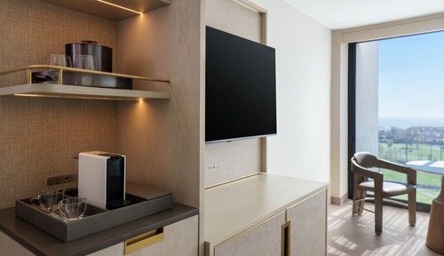 Habitación, 1 cama de matrimonio grande, vistas al mar (Hearing Accessible)