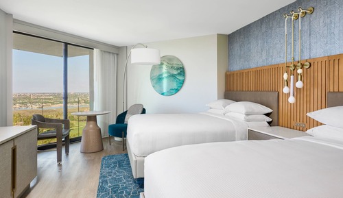 Habitación, 2 camas de matrimonio, no fumadores, vistas al mar