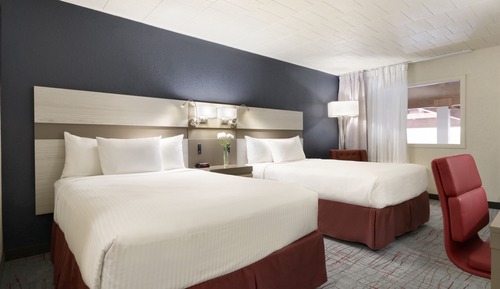 Habitación Deluxe, 2 camas dobles, no fumadores, vistas a la piscina