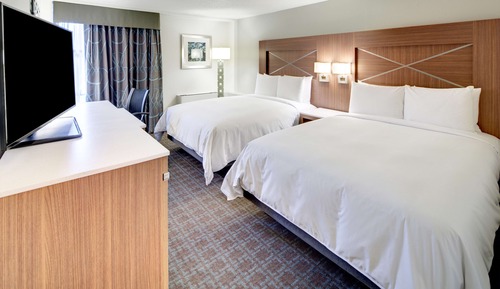 Habitación, 2 camas de matrimonio, no fumadores, frigorífico y microondas