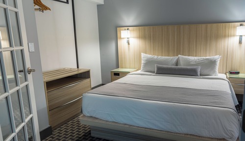 Estudio Premium, 1 cama de matrimonio grande, vistas a la ciudad