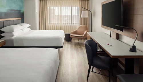 Habitación, 2 camas de matrimonio (View)