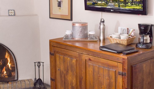 Habitación superior, 1 cama de matrimonio grande, chimenea