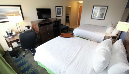 Habitación, 2 camas de matrimonio, accesible para personas con discapacidad, no fumadores