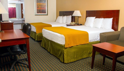 Habitación básica doble, 2 camas de matrimonio, no fumadores