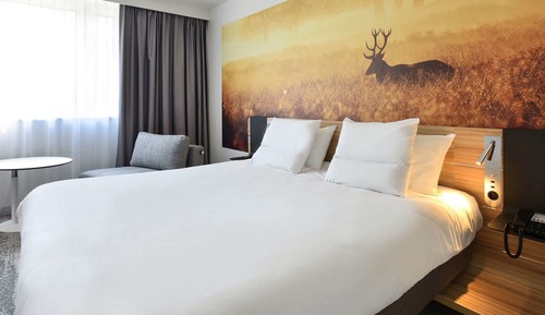 Habitación superior, 1 cama de matrimonio grande con sofá cama