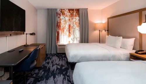 Habitación, 2 camas de matrimonio, no fumadores