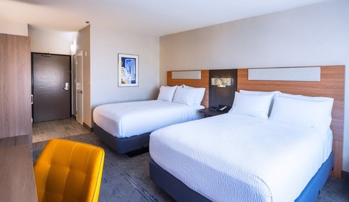 Habitación estándar, 2 camas de matrimonio, ducha adaptada, cocina básica