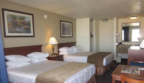 Habitación estándar, 2 camas dobles, frigorífico y microondas