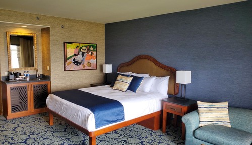 Habitación, 1 cama de matrimonio grande, vistas al jardín