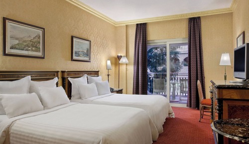 Habitación, 2 camas de matrimonio, no fumadores, balcón (Balcony)