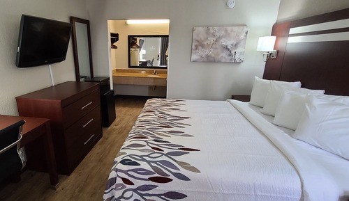 Habitación superior, 1 cama de matrimonio grande, accesible para personas con discapacidad