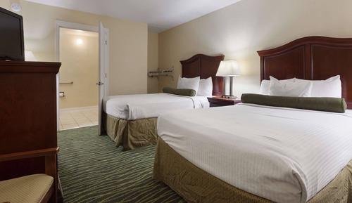 Habitación estándar, 2 camas dobles, accesible para personas con discapacidad, no fumadores