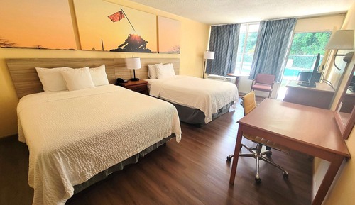 Habitación estándar, 2 camas de matrimonio, no fumadores