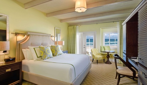 Habitación, 2 camas de matrimonio, vistas al mar (Deluxe)