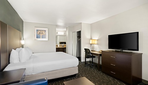 Habitación estándar, 1 cama de matrimonio grande, no fumadores, frigorífico y microondas