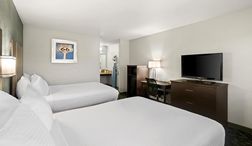 Habitación estándar, 2 camas de matrimonio, accesible para personas con discapacidad, no fumadores