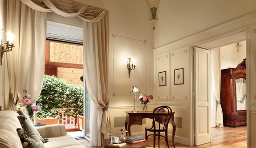 Habitación doble, vistas al jardín