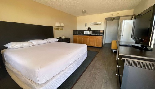 Habitación, 1 cama de matrimonio grande, no fumadores, cocina básica