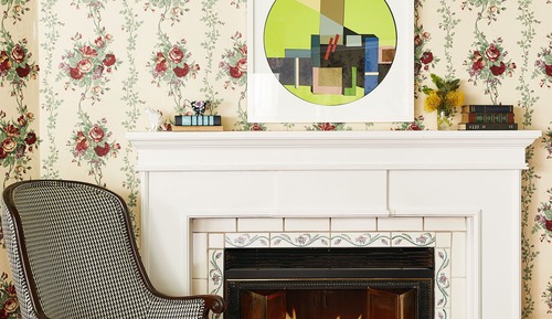 Habitación de lujo, 1 cama de matrimonio grande, chimenea