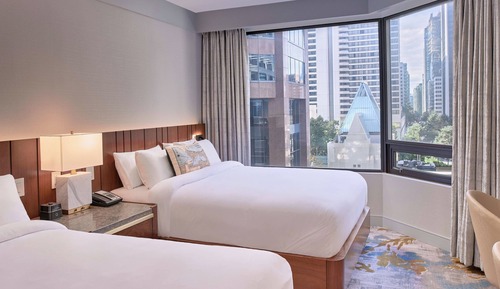 Habitación, 2 camas de matrimonio (High Floor)