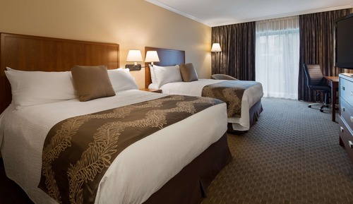 Habitación estándar, 2 camas de matrimonio, accesible para personas con discapacidad