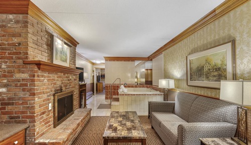 Suite estudio, 1 cama de matrimonio grande, no fumadores, bañera de hidromasaje (Fireside Whirlpool)