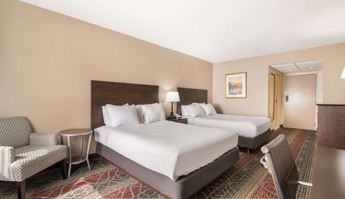 Habitación estándar, 2 camas de matrimonio, no fumadores, frigorífico y microondas