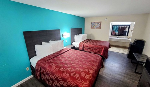 Habitación estándar, 2 camas de matrimonio, fumadores, planta baja