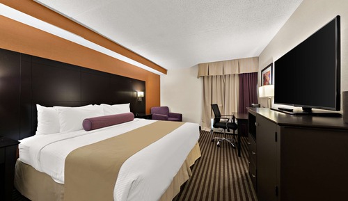 Habitación estándar, 1 cama de matrimonio grande, no fumadores, frigorífico y microondas (1st Floor)