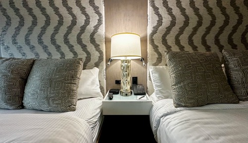 Habitación Deluxe, 2 camas de matrimonio, vistas a la bahía (Tower Deluxe Bay View Two Queen Beds)