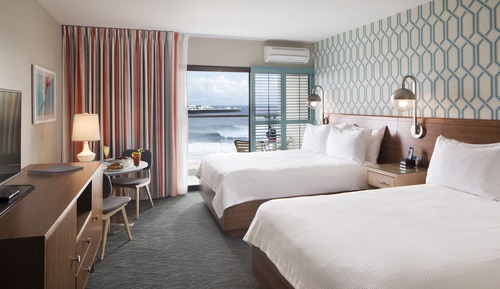 Habitación Deluxe, 2 camas de matrimonio, vistas al mar (Ocean View Tower - Two Queen)