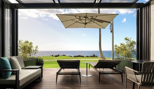 Suite junior, 1 cama de matrimonio grande, frente al mar (Ground floor)