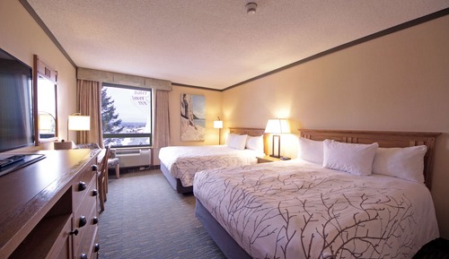 Habitación estándar, 2 camas de matrimonio, no fumadores, frigorífico