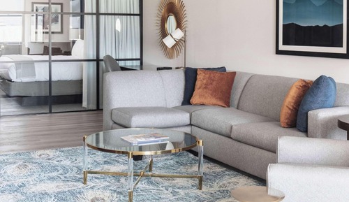 Suite Deluxe, 1 cama de matrimonio grande con sofá cama, no fumadores, vistas a la ciudad