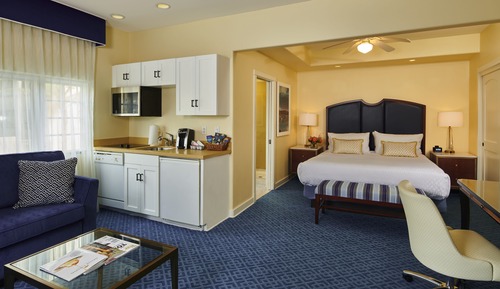 Suite, 1 cama de matrimonio grande con sofá cama, vistas al jardín