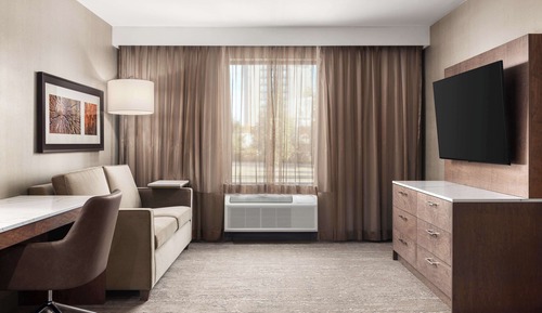 Habitación, 1 cama de matrimonio grande con sofá cama