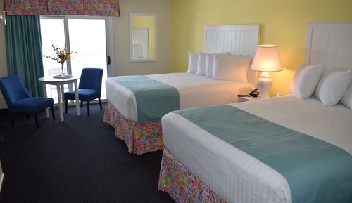 Habitación estándar, 2 camas de matrimonio, accesible para personas con discapacidad