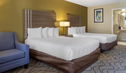 Habitación estándar, 2 camas de matrimonio, accesible para personas con discapacidad, frigorífico