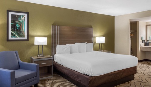 Habitación estándar, 1 cama de matrimonio grande, no fumadores, bañera de hidromasaje