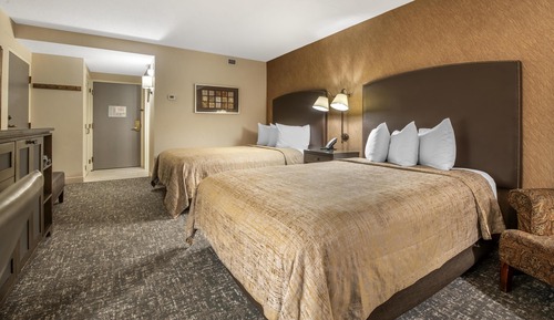 Habitación estándar, 2 camas dobles, no fumadores, junto a la piscina