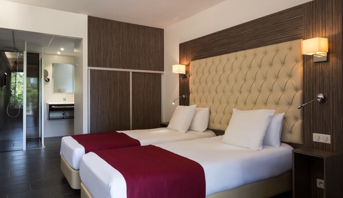 Habitación doble superior, 1 cama doble, terraza, vistas al jardín