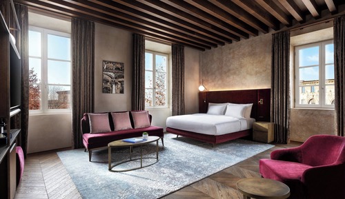 Suite junior, 1 cama de matrimonio grande, no fumadores, vistas a la ciudad