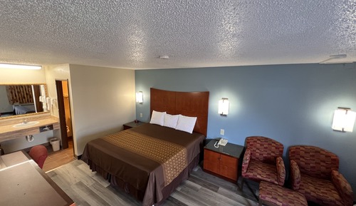 Habitación estándar, 1 cama de matrimonio grande, no fumadores, frigorífico y microondas