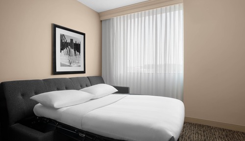 Habitación, 1 cama de matrimonio grande con sofá cama