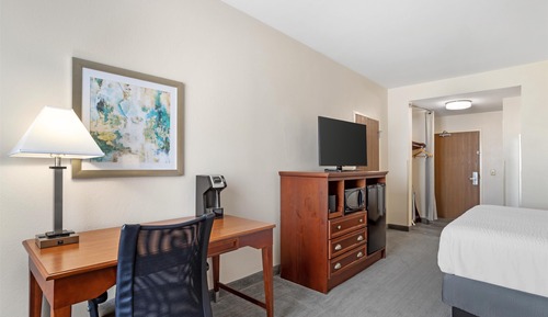 Habitación estándar, 1 cama de matrimonio grande, no fumadores, frigorífico y microondas