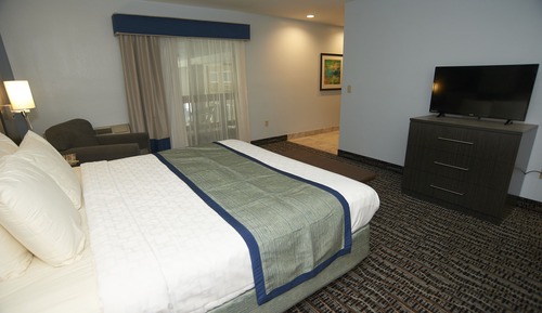 Habitación individual, 1 cama de matrimonio grande, bañera de hidromasaje